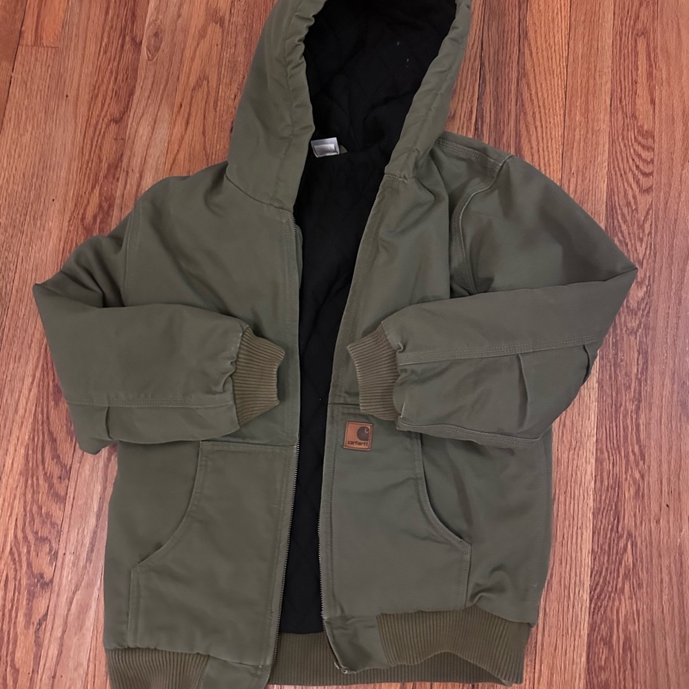 Carhartt Black Quilted Jacket Boys